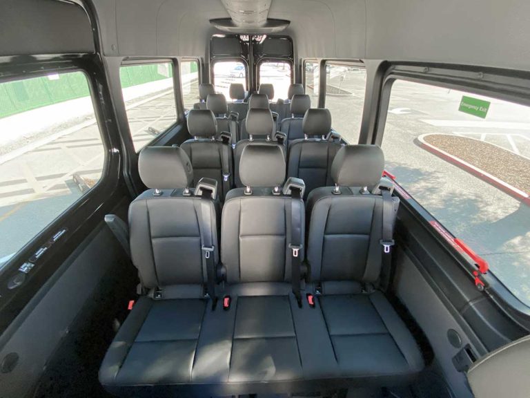 15 Passenger Sprinter Van available to rent in Los Angeles from Sprinter Rentals USA
